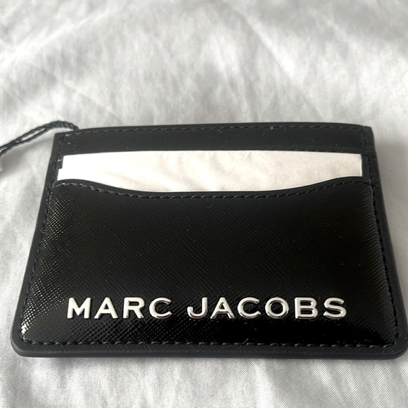 NWT Black Leather Marc Jacobs Card Holder - Picture 2 of 5